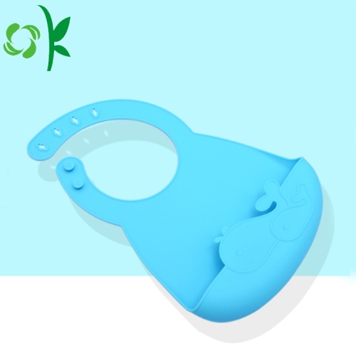 Food Grade Silicone Baby Bibs Custom Wonderful Color Waterproof Soft Silicone Baby Bibs Supplier