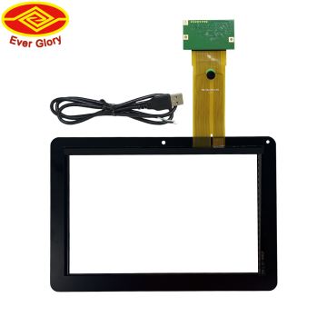 Custom 32 Inch PCAP Projected Capacitive Touchscreen Panel with IP65 Waterproof Overlay Kit