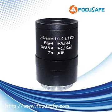 5-100mm Varifocal Manual Iris High Resolution Security CCTV Lens