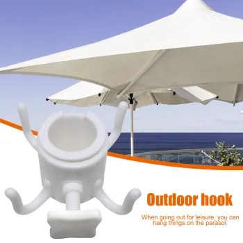 Beach Umbrella Hook for Hanging Towels, Bags, and Hats During Camping Trips