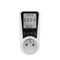 Big LCD Power Meter Socket With FR Plug