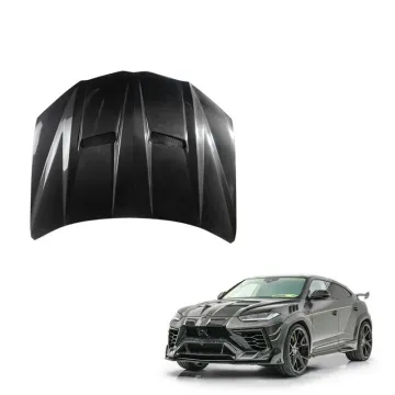 Langyu Car Replacement Parts - Front Bonnet TC Style Engine Cover Hood for Lamborghini URUS (Dry Carbon Fiber)