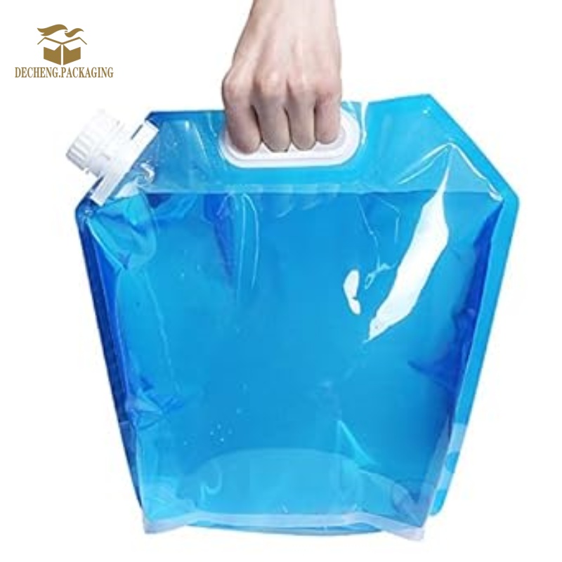 Blue Folding Water Bag
