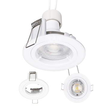 Easy Installation MR16 GU10 4000K Rectangular Downlight Aluminum Lamp for Kitchen Ceiling