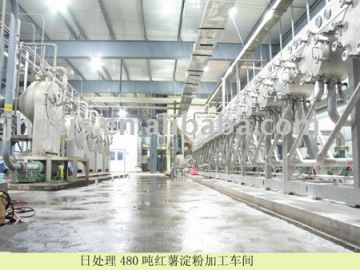 China sweet potato starch processing line fullset machine