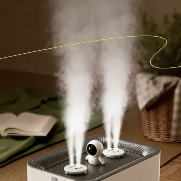 Four-Nozzle Dual-Core Humidifier with 9.8L Tank