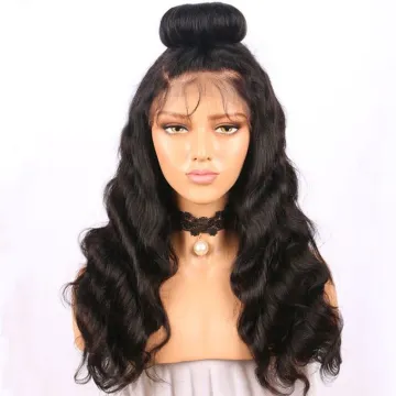 Unprocessed Brazilian Cuticle Aligned Remy Human Hair Lace Closure Wig 4X4 Swiss Lace Closure Body Wave Wig Undetectable Knots