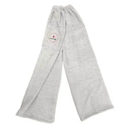 Custom beach towel pants cottton towelling pants
