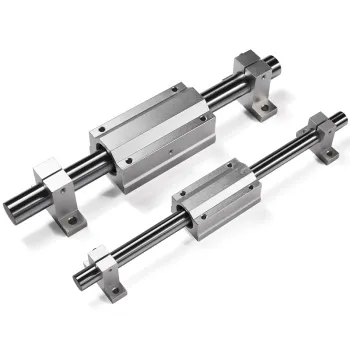 SCE/SCS8LUU to SCS16LUU Aluminium Round Linear Guide Slider Block Bearings for CNC Machines