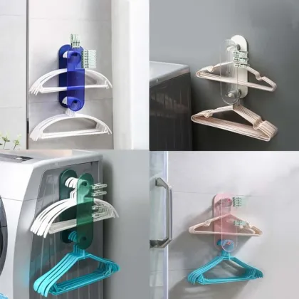 Wall-Mounted Hanger Rack: Space-Saving Storage Solution