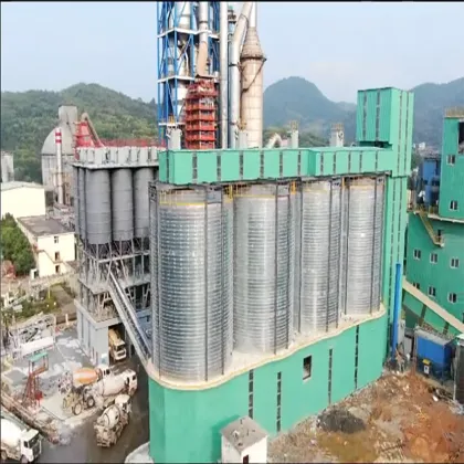 Automated cement storage and transportation silos