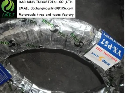 Motorcycle tire with tube King Stone Pouplar pattern