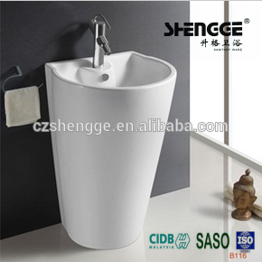 Chaozhou factory durable sanitary ware counter top basin washing hair