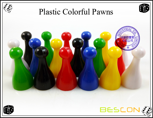 Plastic Colorful Pawns