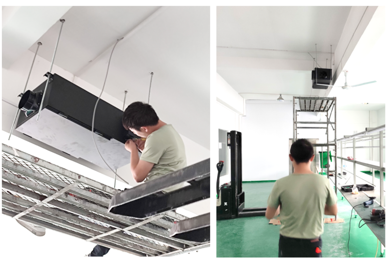 Waste gas treatment system Air Purifier