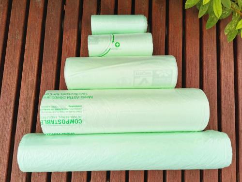 Bolsa de plástico para hospitales 100% biodegradable resistente al desgarro