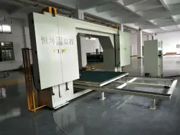CNC Revolving Blade Foam Cutting Machine With Turnable