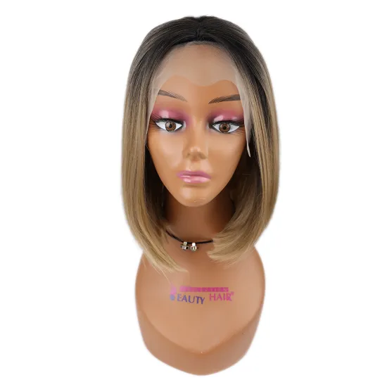 Wholesale Price blonde pink heat resistant women fiber curly ombre lace synthetic hair wigs