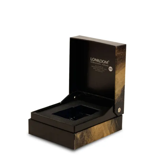 Luxury Rigid Paper Clamshell Gift Box for DVD