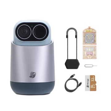 AI Magic Camera: 360° HD WiFi Home Care Vlog Camera