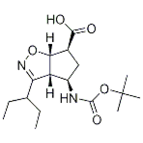 (3aR, 4R, 6S, 6aS) -4- (tert-butoxycarbonylaMino) -3- (pentan-3-il) -4,5,6,6a-tetraidro-3aH-ciclopenta [d] isossazolo-6-carbossilico CAS 316173-28-1