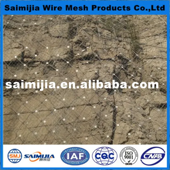 SNS flexible protection mesh of stainless steel