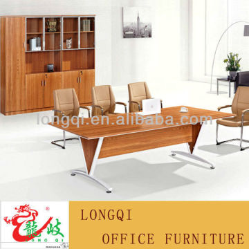 New design modern meeting room table with triangular metal legs M9009