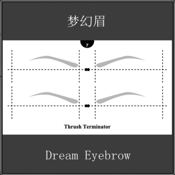 Eye Brow Makeup Kit Stencils