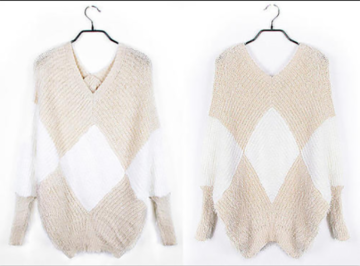Högkvalitativ batwing tröja