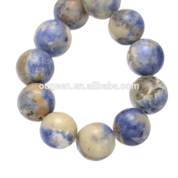 cheap price natural blue veins stone beads for earrings,rings,necklace