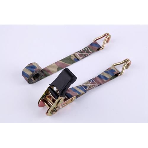 25mm Width Camo Colorful Ratchting Straps