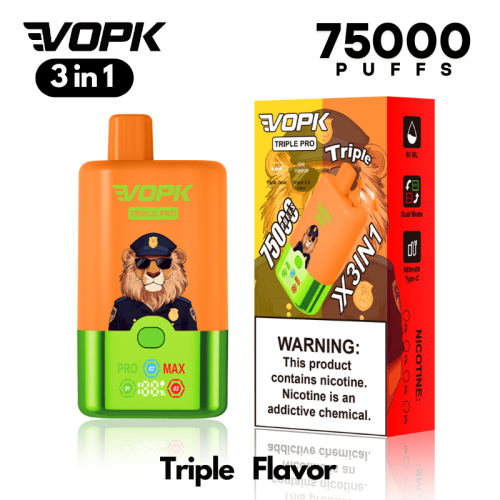 VOPK Triple 75K 75000 Puff Disposable E-cig