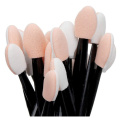 Mini Makeup Brush 5.5cm Disposable Black Dual Side