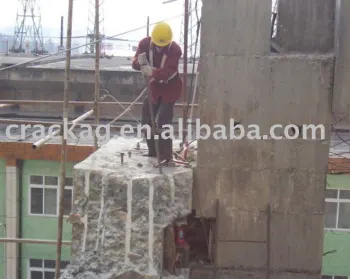 reinforced concrete demolishing