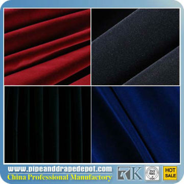 Economic flame resistant blackout stage curtain backdrop for sale