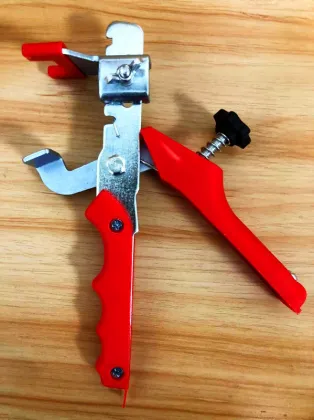 Leveling tool pushing pliers