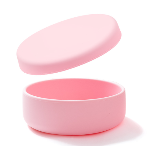 Bols de bébé en silicone sur mesure 3 Pack avec couvercles