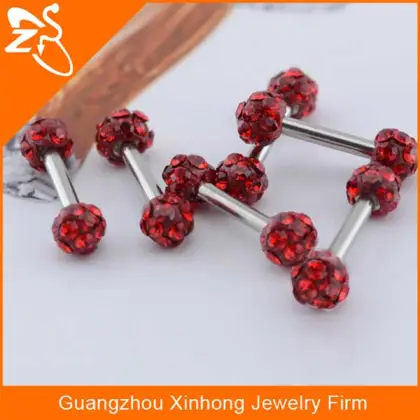 sweet fancy stud earrings Crystal stud earrings for young ladies