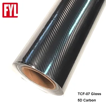 PET Gloss 5D Carbon Fiber Vinyl Wrap