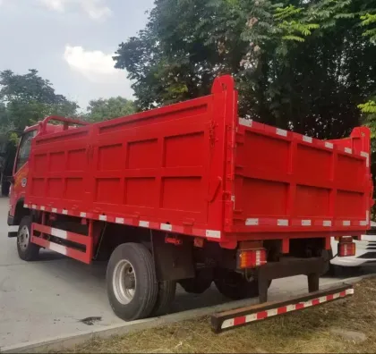Three ring dump trucks