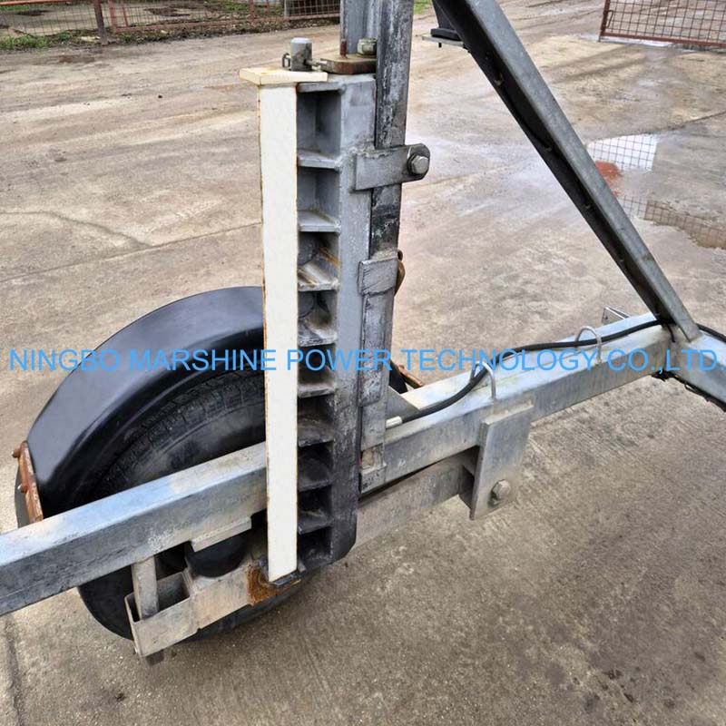 Single Axle Cable Drum Trailer