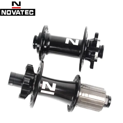 NOVATEC Mountain bike wheel hubs D791 D792sb front 100.110mm*15mm rear 142.148mm*12mm Disc brake 4bearing bicycle wheel hub