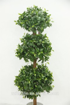 China factory cheap wholesale indoor artificial silk ficus tree for landscaping decoration
