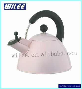 Stainless Steel Pink Whistle Kettle