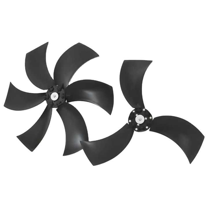 Plastic fan blade