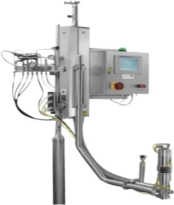 aluminum can liquid nitrogen gas filling machine