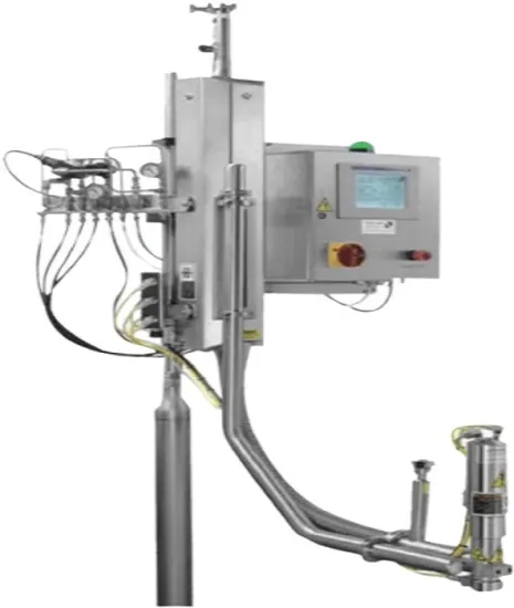 aluminum can liquid nitrogen gas filling machine