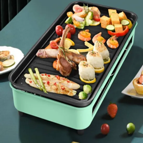 Indoor/Outdoor Tabletop Thermostat Grill: Height-Adjustable Electric BBQ Grill & Electric Barbecue Grill - Wholesale Pricing