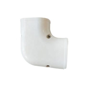 China Sale 90 Degree Flat Bend Mini Split Line Set PVC Pipe Covers for Air Conditioner