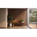 3D Melamine Solid Grooved Wood Acoustic Panel